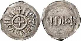 Milano. Lotario I imperatore, 840-855. 

Denaro, AR 1,63 g. HLOTHARIVSIMP Croce patente. Rv. [ME]DIOLA nel campo. CNI 6. MEC 1, 821. MIR 8/3. Crippa...