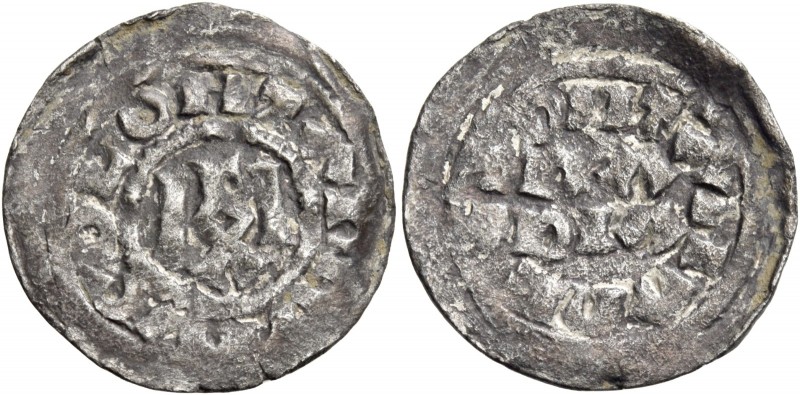 Pavia. Ugo di Arles re d’Italia, 926-947 con Lotario II, 931-947. 

Denaro, AR...