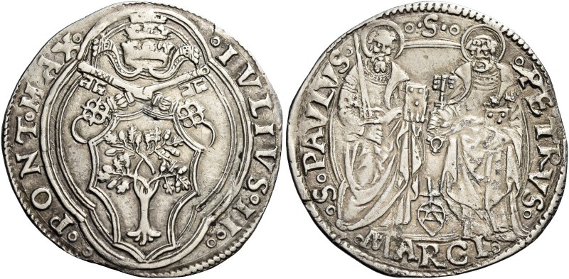 Ancona. Giulio II (Giuliano della Rovere), 1503-1513. 

Giulio, AR 3,63 g. IVL...