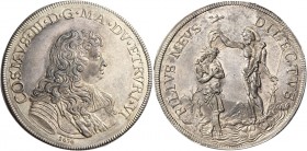 Firenze. Cosimo III de’Medici, 1670-1723. 

Piastra 1676, AR 31,03 g. COSMVS III D G MA DV ETRVRI VI Busto corazzato a d.; sotto, nel giro, 1676. Rv...
