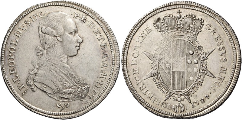 Firenze. Pietro Leopoldo di Lorena, 1765-1790. 

Mezzo francescone 1787, AR 13...