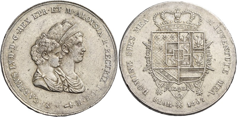 Firenze. Carlo Ludovico di Borbone reggenza di Maria Luigia, 1803-1807. 

Dena...