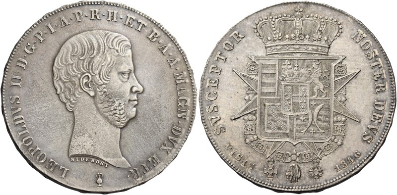 Firenze. Leopoldo II di Lorena, 1824-1859. 

Francescone 1846. Pagani 116. MIR...