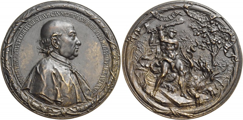 Firenze. Antonio Maria Biscioni letterato, 1674-1756. 

Medaglia 1747, Æ fuso ...