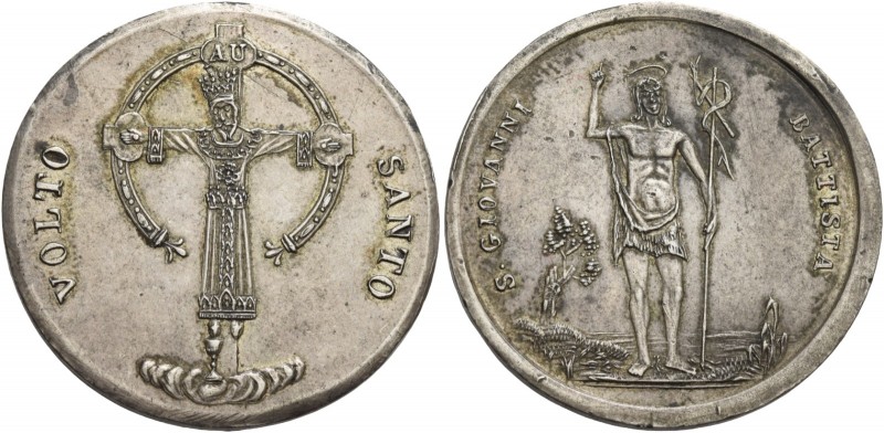 Lucca. Repubblica, sec. XVIII. 

Medaglia devozionale, AR 9,48 g. Ø 27,6 mm.
...