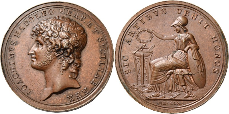 Napoli. Gioacchino Murat, 1808-1815. 

Medaglia 1811, Æ 40,27. Ø 43,3 mm. Prem...