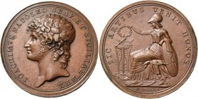 Napoli. Gioacchino Murat, 1808-1815. 

Medaglia 1811, Æ 40,27. Ø 43,3 mm. Premio per l’Esposizione dei prodotti delle Arti e Manifatture del Regno (...