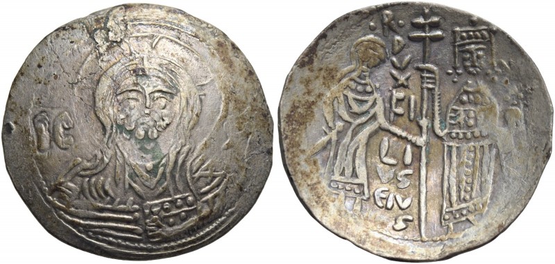 § Palermo. Guglielmo I re, 1154-1166. 

Ducale 1156, AR 2,34 g. IC – XC Busto ...
