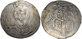 § Palermo. Guglielmo I re, 1154-1166. 

Ducale 1156, AR 2,34 g. IC – XC Busto nimbato del Redentore di fronte, con il Vangelo nella mano s. Rv. W RE...