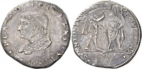 Piacenza. Clemente VII (Giulio de’Medici), 1523-1534. 

Giulio, AR 3,34 g. CLEMENS VII P M PLAC’ D Busto a s. con piviale ornato. Rv. S ANTONINVS – ...
