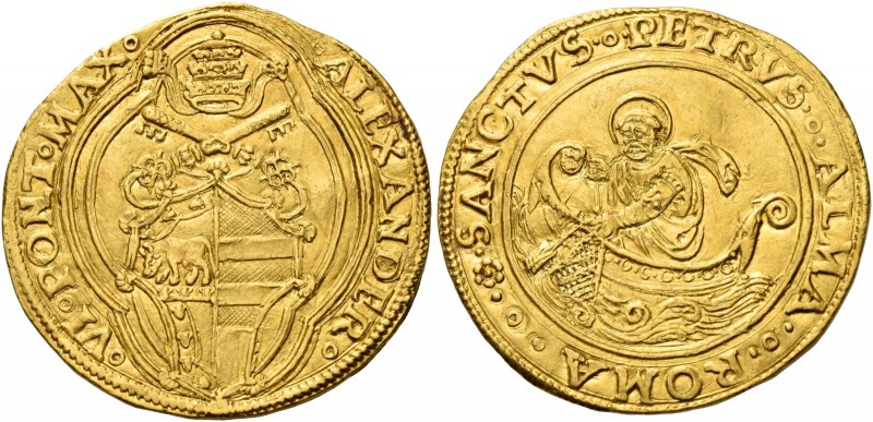 Roma. Alessandro VI (Rodrigo de Borja y Borja), 1492-1503. 

Doppio fiorino di...