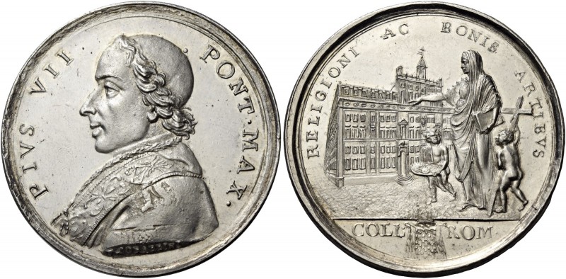 Roma. Pio VII (Barnaba Chiaramonti), 1800-1823. 

Medaglia, AR 22,16. Ø 37,6 m...