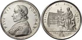 Roma. Pio VII (Barnaba Chiaramonti), 1800-1823. 

Medaglia, AR 22,16. Ø 37,6 mm. Premio per gli allievi del Collegio romano (opus: Francesco Corazzi...