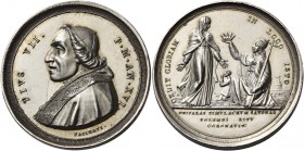 Roma. Pio VII (Barnaba Chiaramonti), 1800-1823. 

Medaglia anno XVI (1815), AR 26,46. Ø 36,8 mm. Per l’incoronazione della Beata Vergine della Miser...