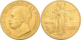 Savoia. Vittorio Emanuele III re d’Italia, 1900-1946. 

Da 50 lire 1911. Pagani 656. MIR 1122a.
Spl / migliore di Spl