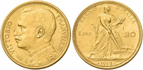 Savoia. Vittorio Emanuele III re d’Italia, 1900-1946. 

Da 20 lire 1912. Pagani 667. MIR 1126b.
Spl