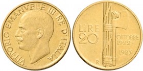 Savoia. Vittorio Emanuele III re d’Italia, 1900-1946. 

Da 20 lire 1923. Pagani 670. MIR 1127a.
Buon BB