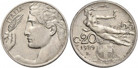 Savoia. Vittorio Emanuele III re d’Italia, 1900-1946. 

Da 20 centesimi 1929. Per numismatici. Pagani 843. MIR 1153o.
Rarissima. q.Fdc

Tiratura ...