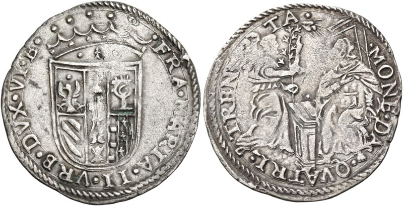 Urbino. Francesco Maria II della Rovere, 1574-1624. 

Da 30 quattrini, AR 2,85...