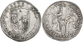 Urbino. Francesco Maria II della Rovere, 1574-1624. 

Da 30 quattrini, AR 2,85 g. FRA MARIA II VRB DVX VI E Stemma semiovale coronato. Rv. MONE DA Q...