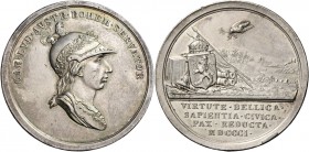 Austria. Napoleone primo console, 1799-1804. 

Medaglia 1801, AR 24,67 g. Ø 42,4 mm. Per la firma della pace di Luneville, 9 febbraio 1801 (opus: St...