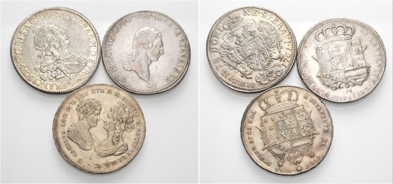 Lotti multipli. 

Lotto di tre monete. Firenze. Francesco II di Lorena, 1737-1...