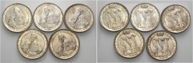 Lotti multipli. 

Lotto di cinque monete. San Marino. Repubblica. I periodo, 1864-1938. Da 20 lire 1931, 1932, 1933, 1935, 1936. Pagani 342, 343, 34...
