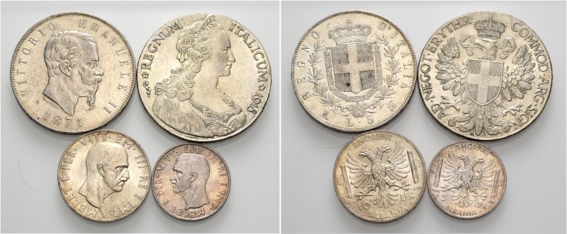 Lotti multipli. 

Lotto di tre monete. Savoia. Vittorio Emanuele II re d’Itali...