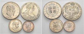 Lotti multipli. 

Lotto di tre monete. Savoia. Vittorio Emanuele II re d’Italia, 1861-1878. Da 5 lire 1871 Milano. Pagani 492. Vittorio Emanuele III...