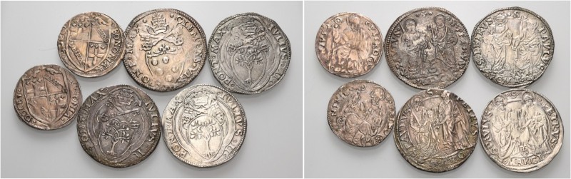 Lotti multipli. 

Lotto di sei monete. Stato Pontificio. Giulio II, 1503-1513....