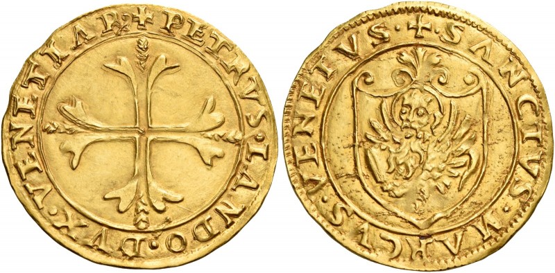 Pietro Lando, 1539-1545. 

Scudo, AV 3,38 g. + PETRVS LANDO DVX VENETIAR Croce...