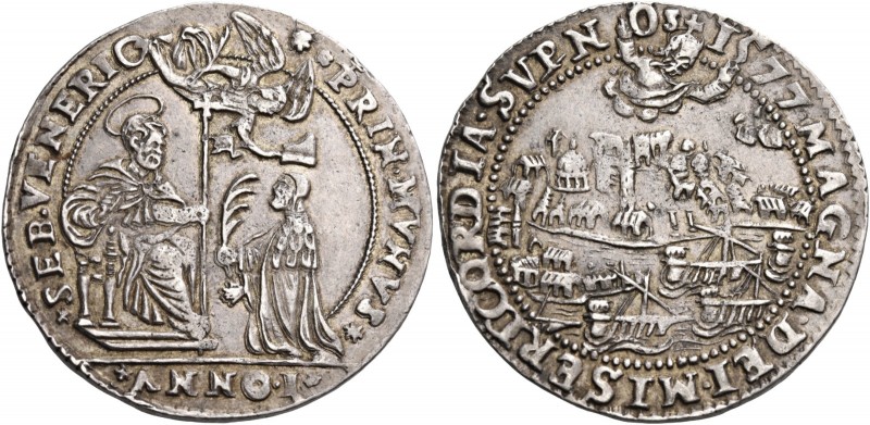 Sebastiano Venier, 1577-1578. 

Osella anno I/1577, AR 9,70 g. SEB VENERIO – P...