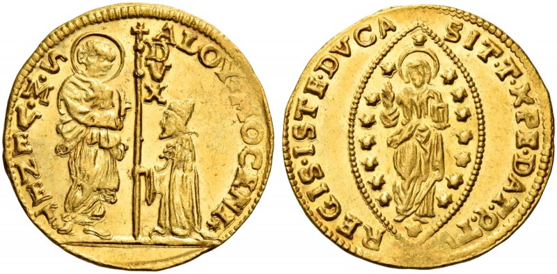 Alvise II Mocenigo, 1700-1709. 

Zecchino, AV 3,49 g. ALOY MOCENI – S M VENET ...