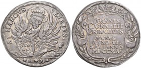 Giovanni II Corner, 1709-1722. 

Osella anno VI/1714, AR 9,51 g. S MARCVS – VENETVS Leone di S. Marco in soldo; all’esergo, A M (Alvise Minoto, mass...