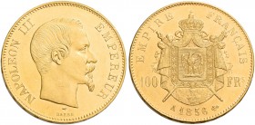 Monete d’oro europee. Francia. Secondo Impero. Napoleone III, 1852-1870. 

Da 100 Franchi 1856 Parigi, AV 32,23 g. Friedberg 569. Gadoury 1135.
Fdc...