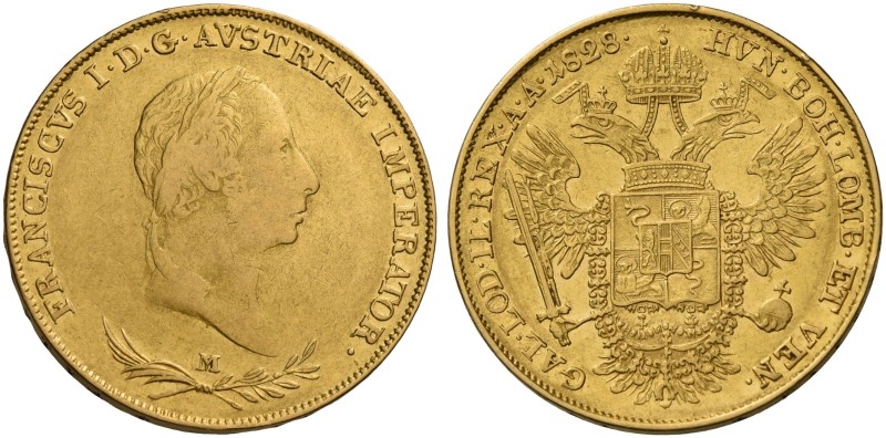 Monete d’oro europee. Italia. Regno Lombardo Veneto. Francesco I d'Asburgo-Loren...