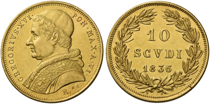 Monete d’oro europee. Italia. Stato Pontificio. 

Gregorio XVI (Bartolomeo Alb...