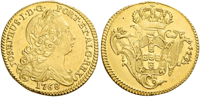 Monete d’oro europee. Portogallo. Dom José I, 1750-1777. 

Medio Peça 3200 rei...