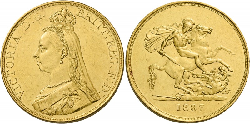 Monete d’oro europee. Regno Unito. Vittoria d'Hannover, 1837-1901. 

Da 5 sovr...