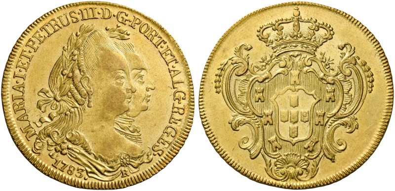 Monete d’oro dei paesi dell’Oltreoceano. Regno del Portogallo. Monetazione per i...