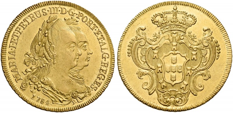 Monete d’oro dei paesi dell’Oltreoceano. Regno del Portogallo. Monetazione per i...