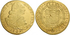Monete d’oro dei paesi dell’Oltreoceano. Regno di Spagna. Monetazione per le colonie dell’America latina. Colombia. Ferdinando VII, 1808-1833. 

Da ...