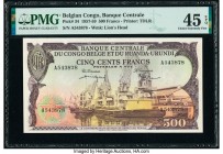Belgian Congo Banque Centrale du Congo Belge 500 Francs 1.11.1957 Pick 34 PMG Choice Extremely Fine 45 EPQ. 

HID09801242017

© 2020 Heritage Auctions...