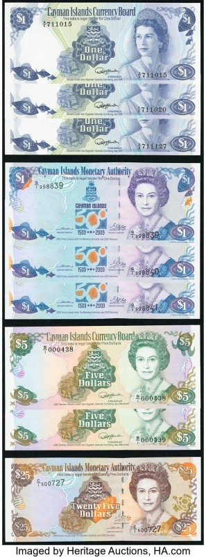 Cayman Islands Group Lot of 9 Examples Crisp Uncirculated. 

HID09801242017

© 2...