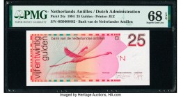 Netherlands Antilles Bank van de Nederlandse Antillen 25 Gulden 1.5.1994 Pick 24c PMG Superb Gem Unc 68 EPQ. 

HID09801242017

© 2020 Heritage Auction...