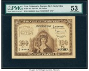 New Caledonia Banque de l'Indochine, Noumea 100 Francs 1943 Pick 46a PMG About Uncirculated 53. 

HID09801242017

© 2020 Heritage Auctions | All Right...