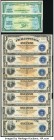 Philippines Group Lot of 21 Examples Very Fine-Crips Uncirculated. Lot includes (3) Specimen in Crisp Uncirculated condition and (1) Short-Snorter (WW...