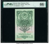 Russia State Treasury Note 3 Rubles 1947 Pick 218 PMG Gem Uncirculated 66 EPQ. 

HID09801242017

© 2020 Heritage Auctions | All Rights Reserved