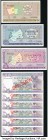 Rwanda and Burundi Group Lot of 19 Examples Majority Crisp Uncirculated. The 1966 20 Francs is grade About Uncirculated. Seven Specimen are included i...