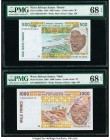 West African States Group Lot of 5 Graded Examples PMG Superb Gem Unc 68 EPQ (4); Superb Gem Unc 67 EPQ. 

HID09801242017

© 2020 Heritage Auctions | ...